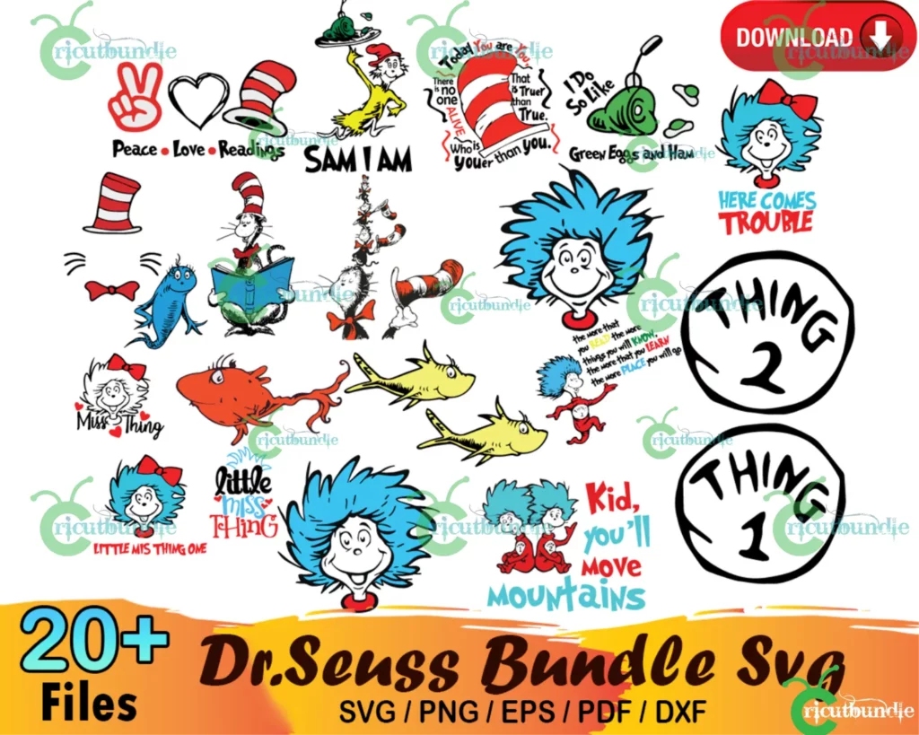 20+ Dr Seuss Bundle Svg - Free Svg Files For Cricut