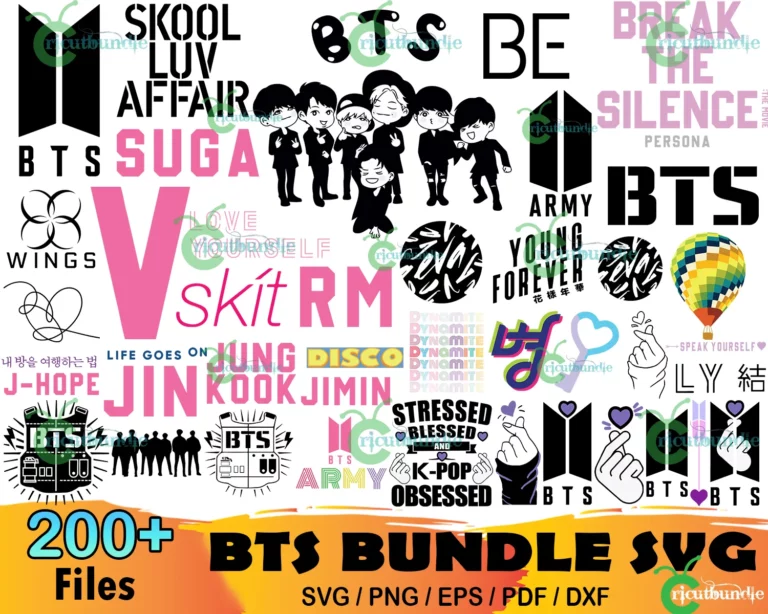 200+ BTS Bundle Svg