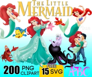 200 bundle The Little Mermaid