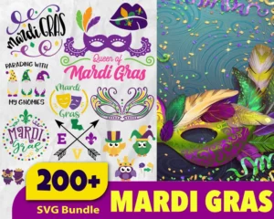 200+ Mardi Gras Svg Bundle