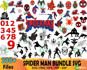 200+ Spider Man Bundle Svg