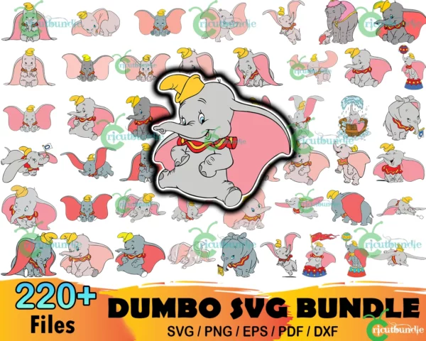 220+ Disney Dumbo Svg Bundle