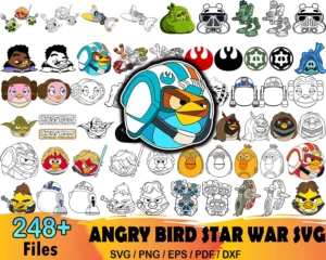 248+ Angry Bird Star Wars Svg Bundle