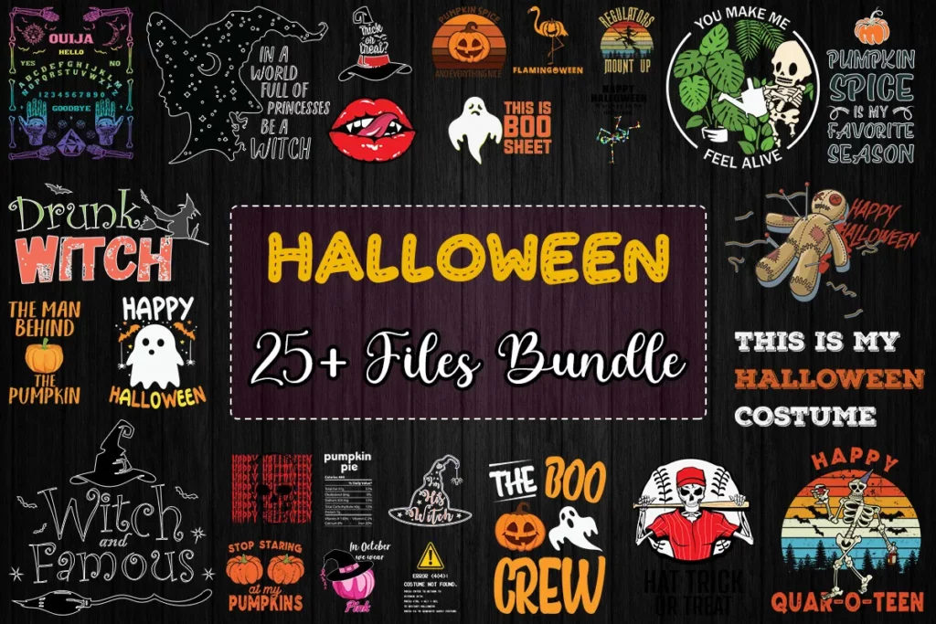 25 Files Bundle Halloween Svg - free svg files for cricut