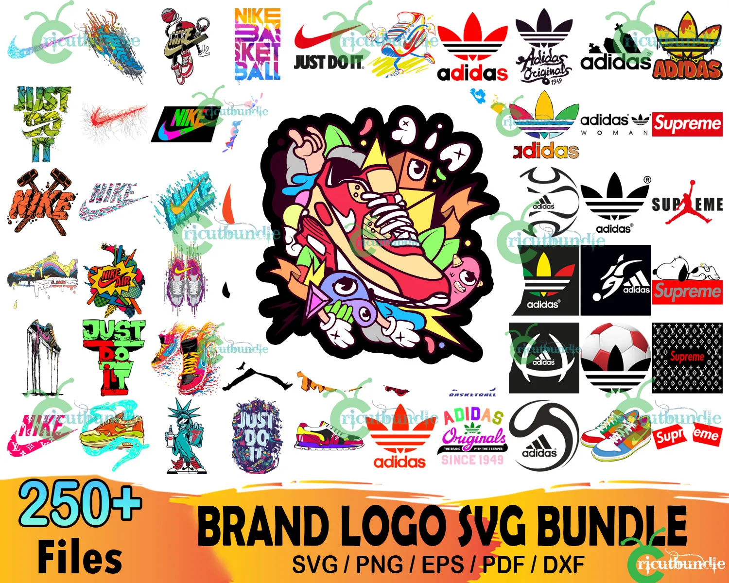 Famous Logo Brand Pattern Svg, Gucci Svg, Fashion Brand Svg