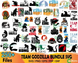 250+ Team Godzilla Svg Bundle
