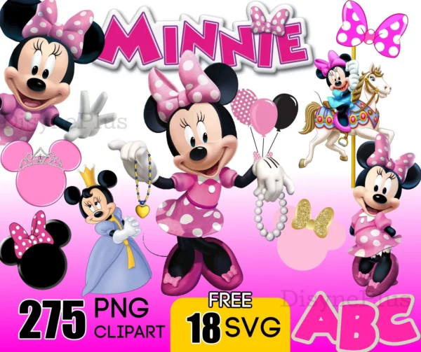 275 files Bundle Minnie Mouse png