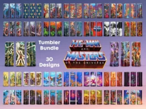 30 He Man Masters Tumbler Bundle
