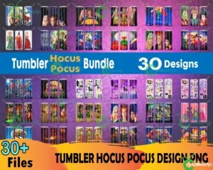 30 Hocus Pocus Tumbler Bundle Png