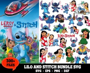 300+ Files Lilo And Stitch Bundle Svg