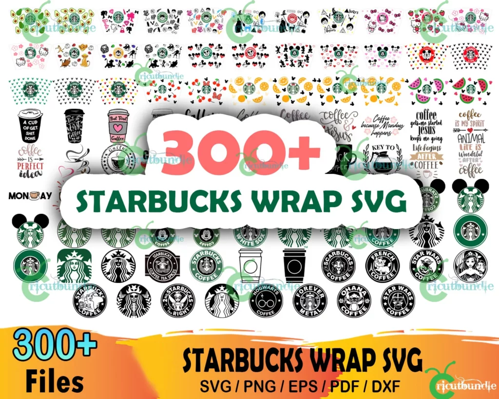 Supreme Starbuck Wrap Svg, Supreme LV Svg, Starbuck Wrap Svg