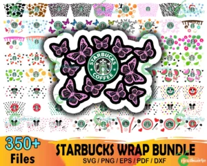 350+ Starbucks Wrap Bundle Svg