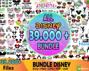 39000 All Disney Svg Bundle