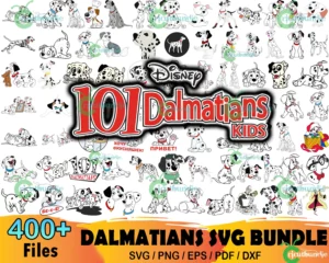 400+ 101 Dalmatians Svg Bundle