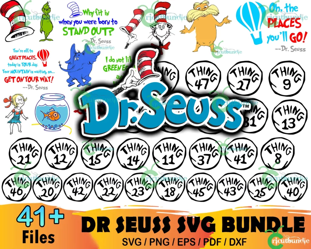 41+ Dr Seuss Bundle Svg, Dr Seuss Svg, Cat In The Hat Svg - free svg ...