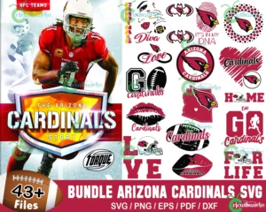 43+ Arizona Cardinals Football Svg Bundle