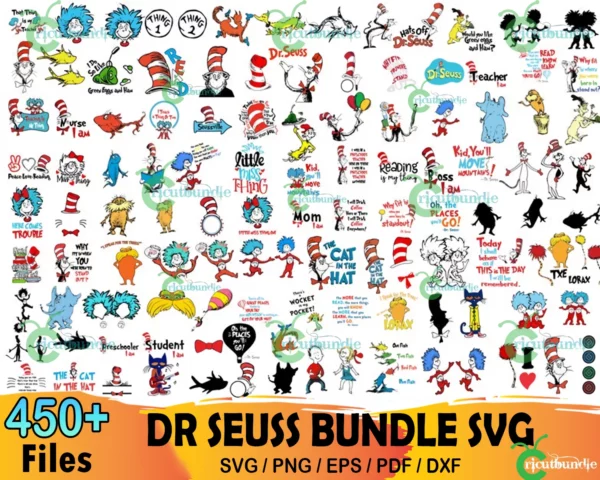 450+ Dr Seuss Bundle Svg