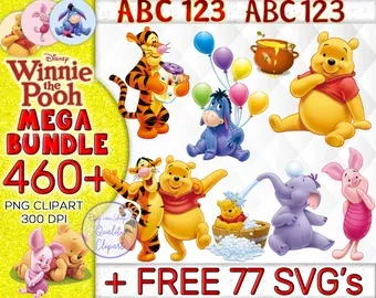 460+ Bundle Winnie The Pooh Png Clipart