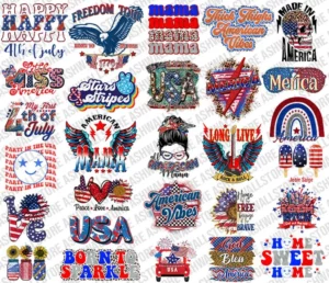 4th of july png sublimation bundle Patriotic USA png