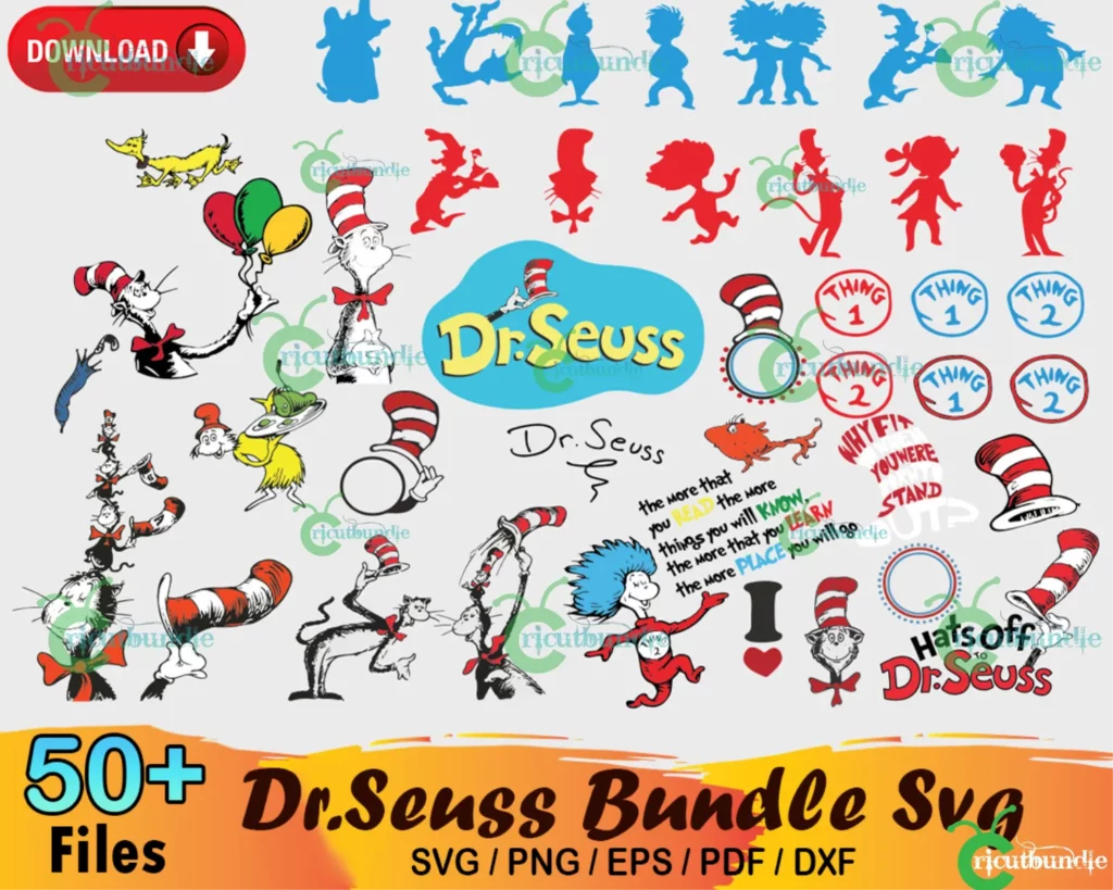 50+ Dr Seuss Bundle Svg - free svg files for cricut