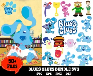 50+ Files Bundle Blues Clues Svg