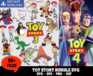 50+ Files Bundle Toy Story Svg