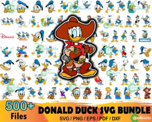 500+ Donald Duck Svg Bundle