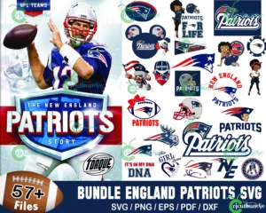 57+ New England Patriots Svg Bundle