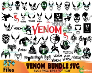 57+ Venom Bundle Svg