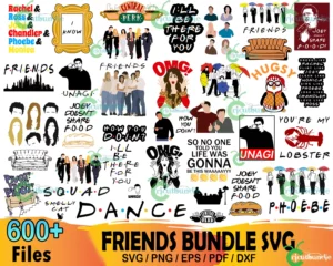600+ Friends Movie Svg Bundle