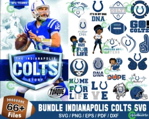 66+ Indianapolis Colts Football Svg Bundle