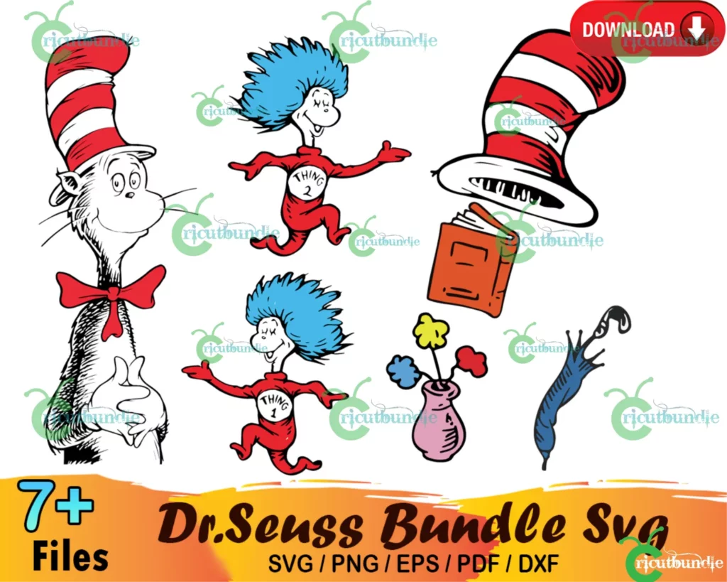 7+ Dr Seuss Bundle Svg - free svg files for cricut