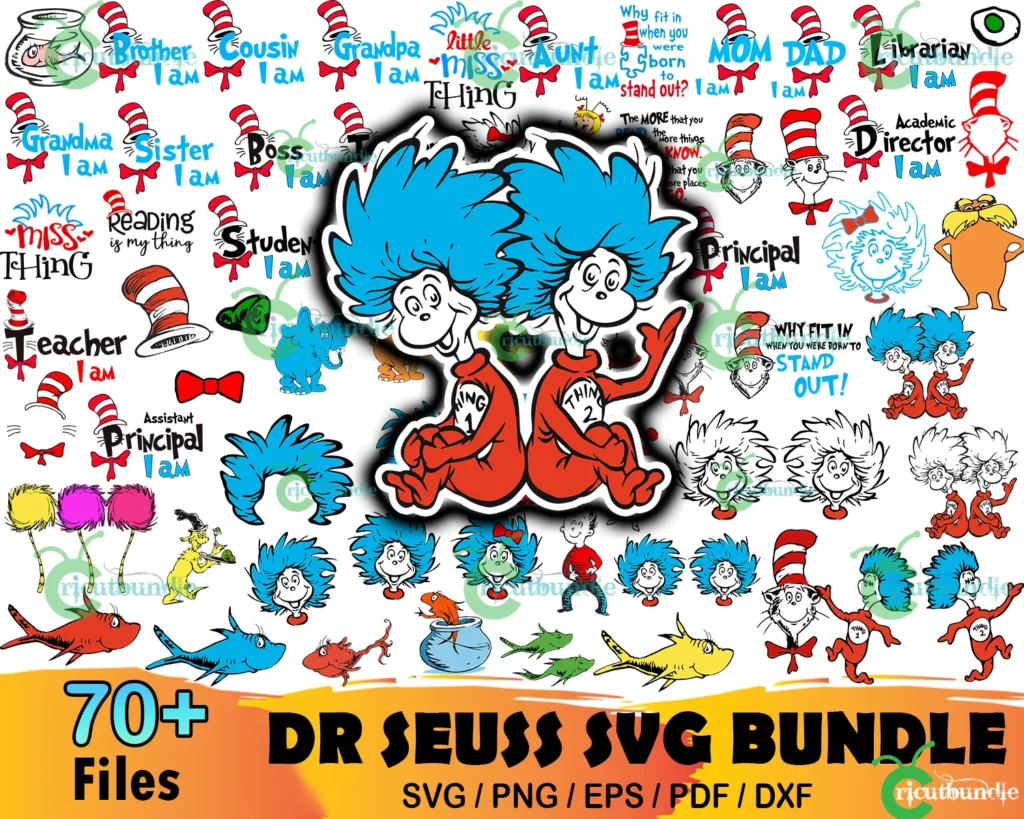 70+ Dr Seuss Bundle Svg - free svg files for cricut