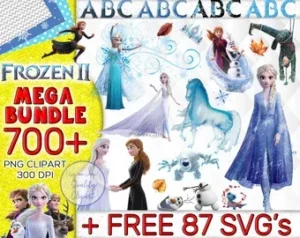 700+ Mega Bundle Frozen Png Clipart
