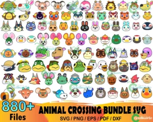 880+ Animal Crossing Svg Bundle