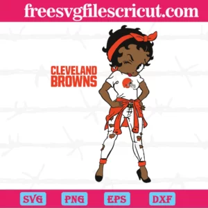 American Football Team Cleveland Browns Betty Boop, Design Files