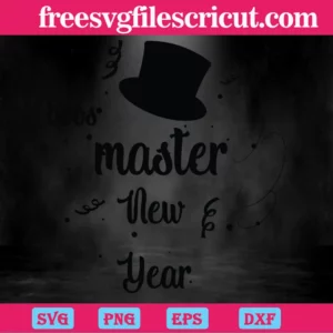 Boos Master New Year Gift Diy Crafts, Vector Files Invert