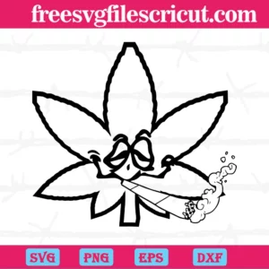 Cannabis Smoking Weed Gift Diy Crafts, Graphic Design Invert