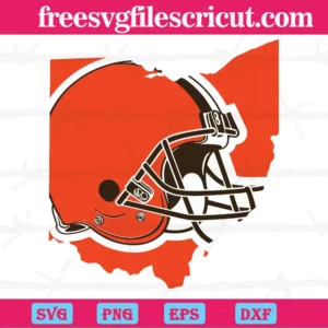 Cleveland Browns Helmet Svg