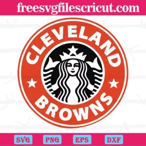 Clevelands Browns Starbucks Logo, Svg Png Dxf Eps