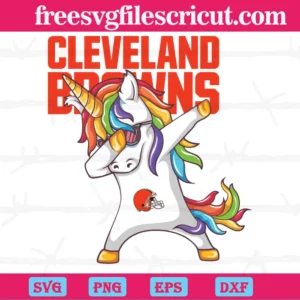 Dabbing Unicorn Cleveland Browns, Scalable Vector Graphics