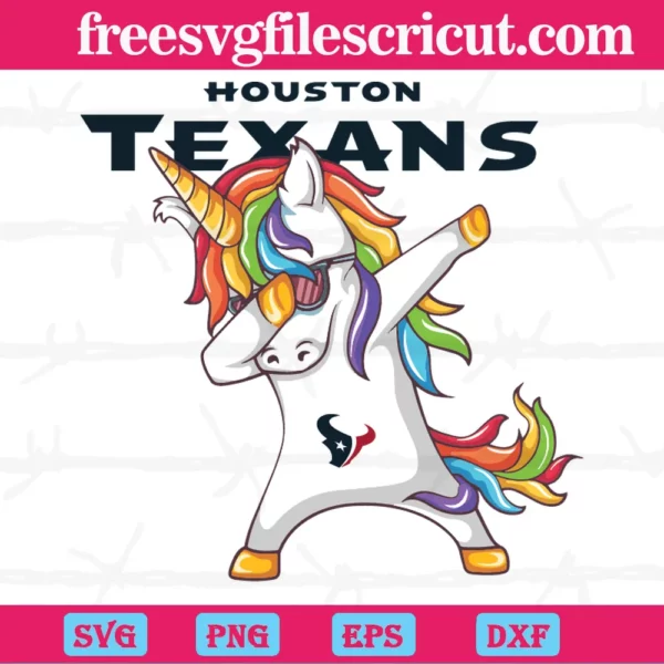 Dabbing Unicorn Houston Texans, Digital Files