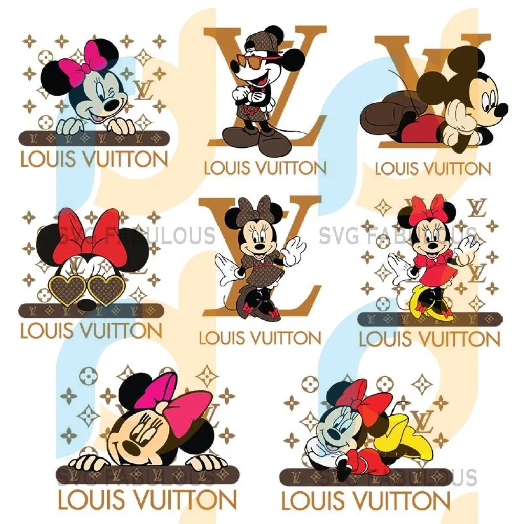 Louis Vuitton Svg, LV Bundle, Brand Logo Svg, Louis Vuitton Pattern, Cricut  File, SIlhouette Cameo Svg, Png, Eps, Dxf