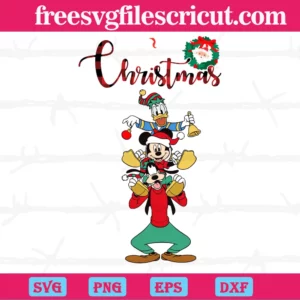 Disney Mickey Daisy Goofy Merry Christmas, Downloadable Files