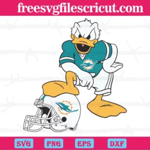Donald Duck Miami Dolphins, Downloadable Files Invert