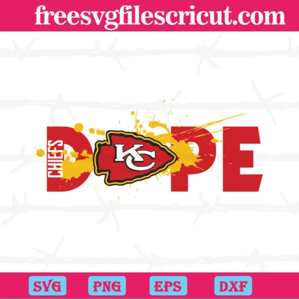 Dope Kansas City Chiefs Football Team, Scalable Vector Graphics