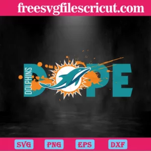Dope Miami Dolphins Football Team, Design Files Invert