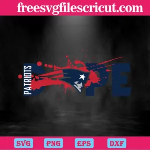 Dope New England Patriots Football Team, Svg Png Dxf Eps Designs Download Invert