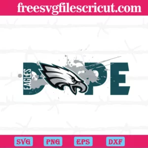 Dope Philadelphia Eagles Football Team, Cutting File Svg