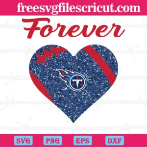 Forever Tennessee Titans Heart Diamond, Digital Files